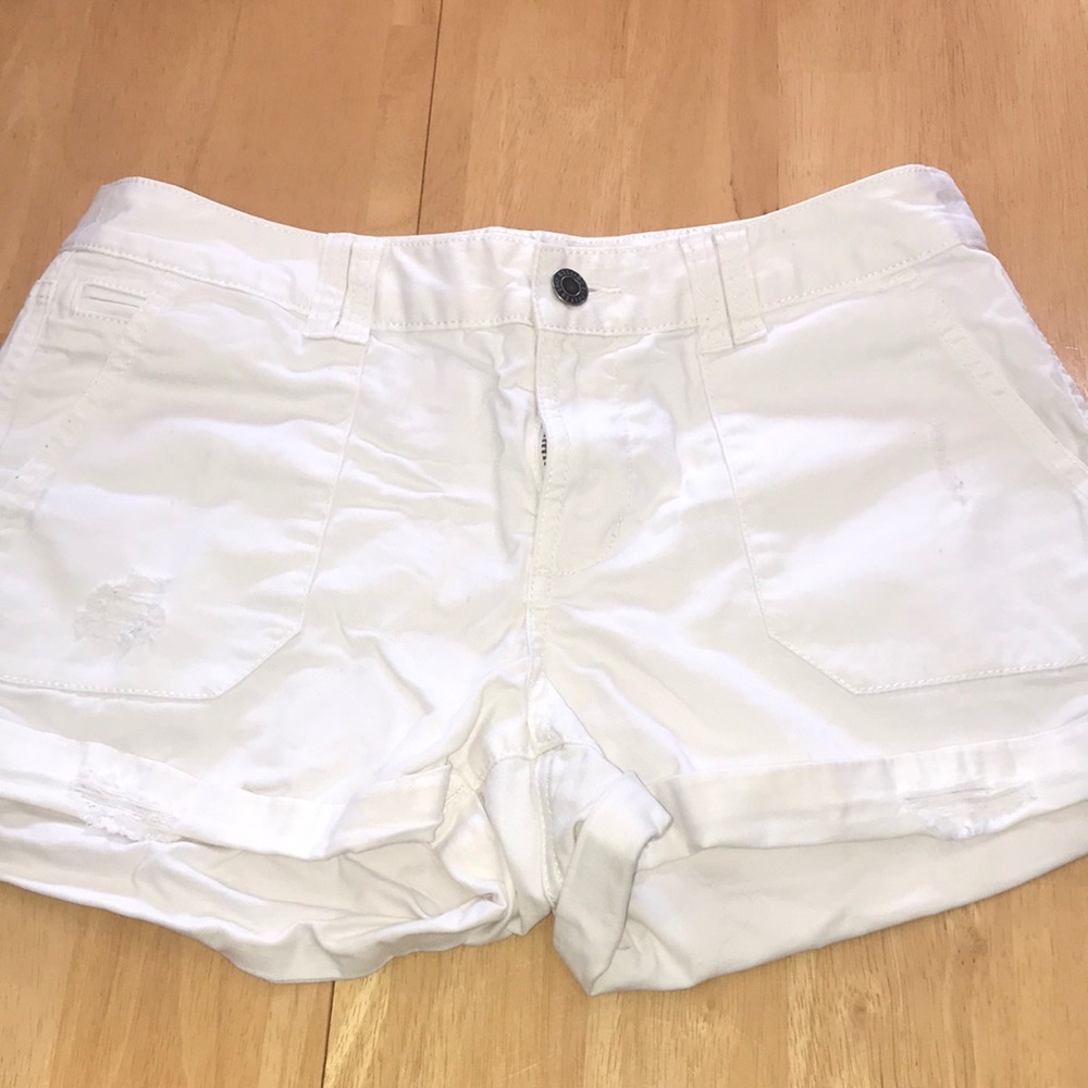 Mossimo white jean shorts